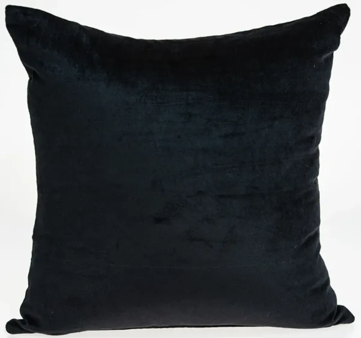 22" Black Solid Throw Pillow