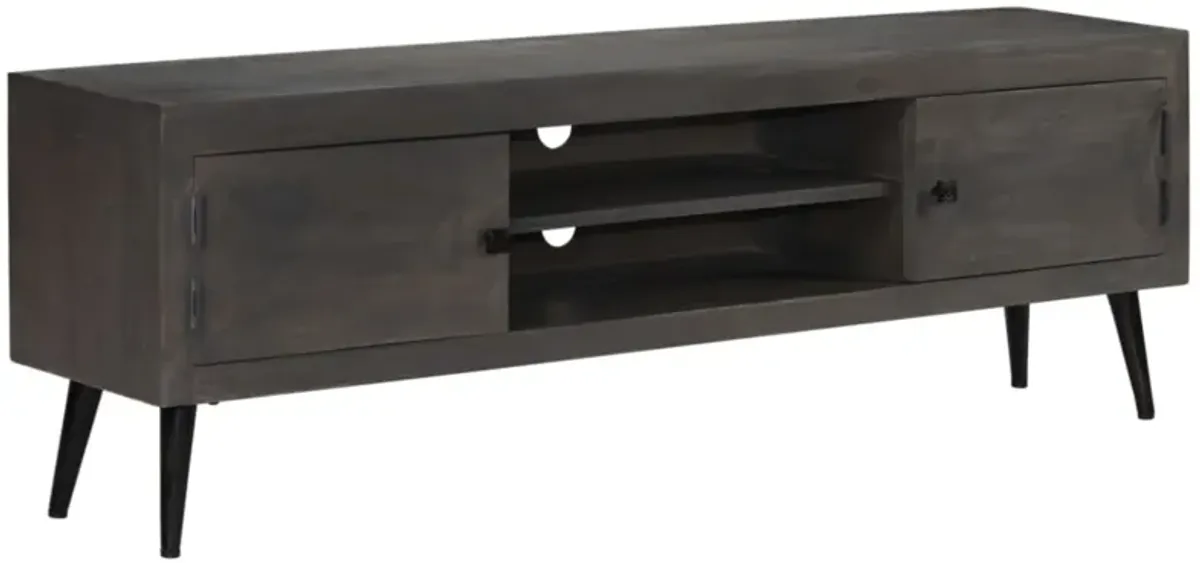 vidaXL TV Cabinet Solid Mango Wood 55.1"x11.8"x17.7"