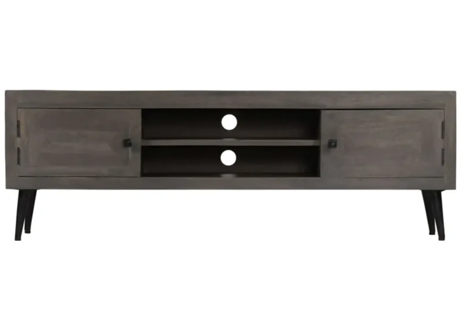 vidaXL TV Cabinet Solid Mango Wood 55.1"x11.8"x17.7"