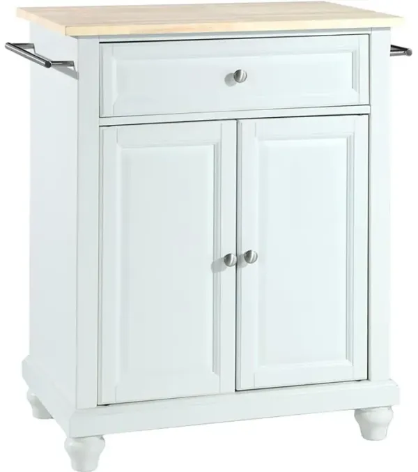 Cambridge Wood Top Portable Kitchen Island/Cart