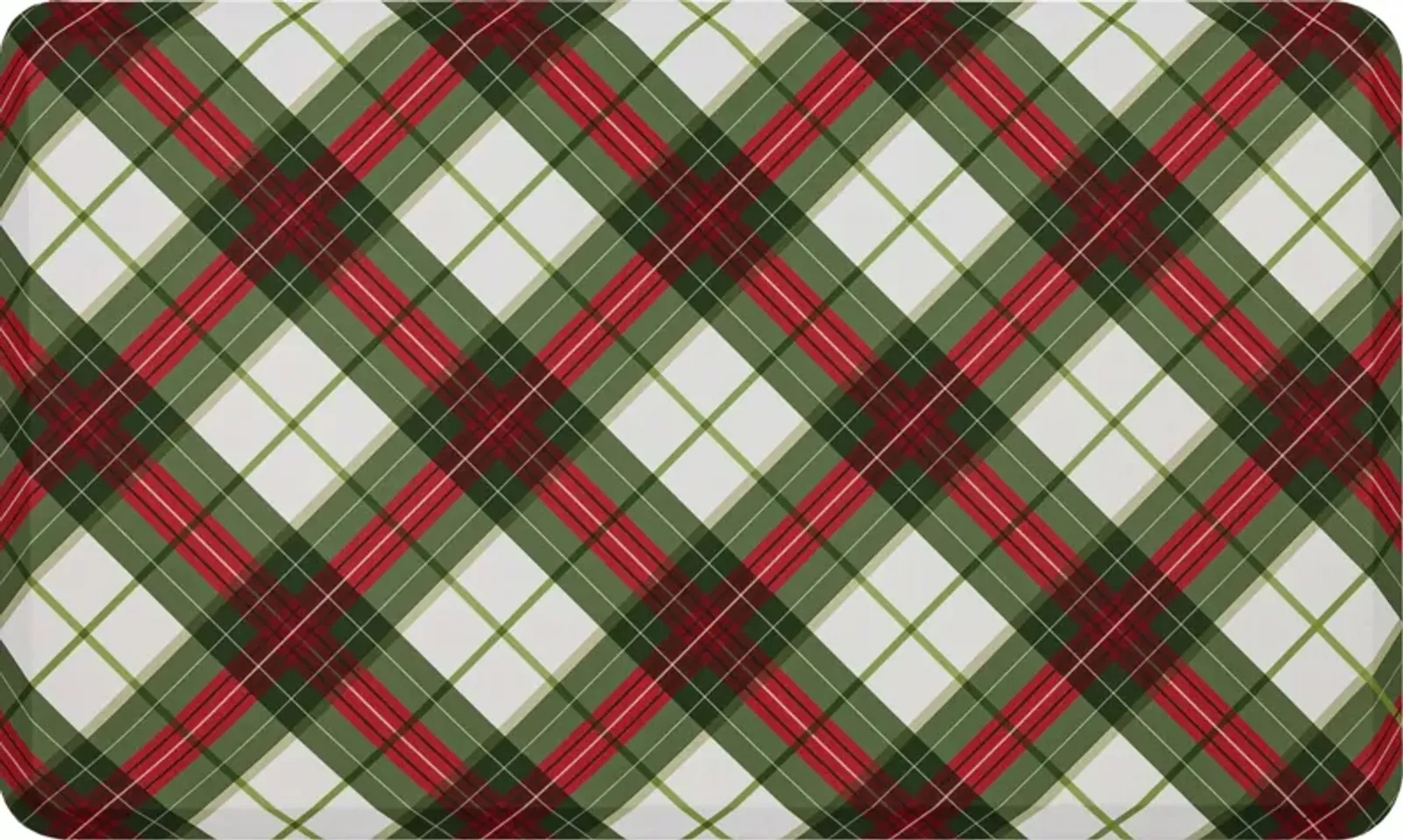 Tis The Season Plaid Multi 1' 8" x 3' 6" Door Mat