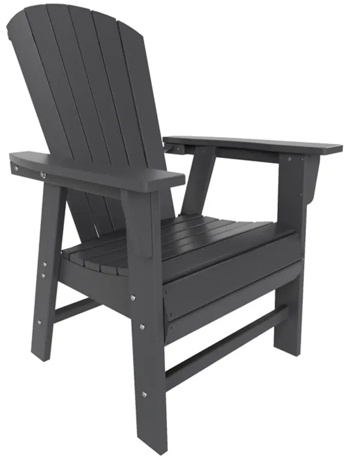 WestinTrends Outdoor Patio Shell-back Adirondack Dining Chair