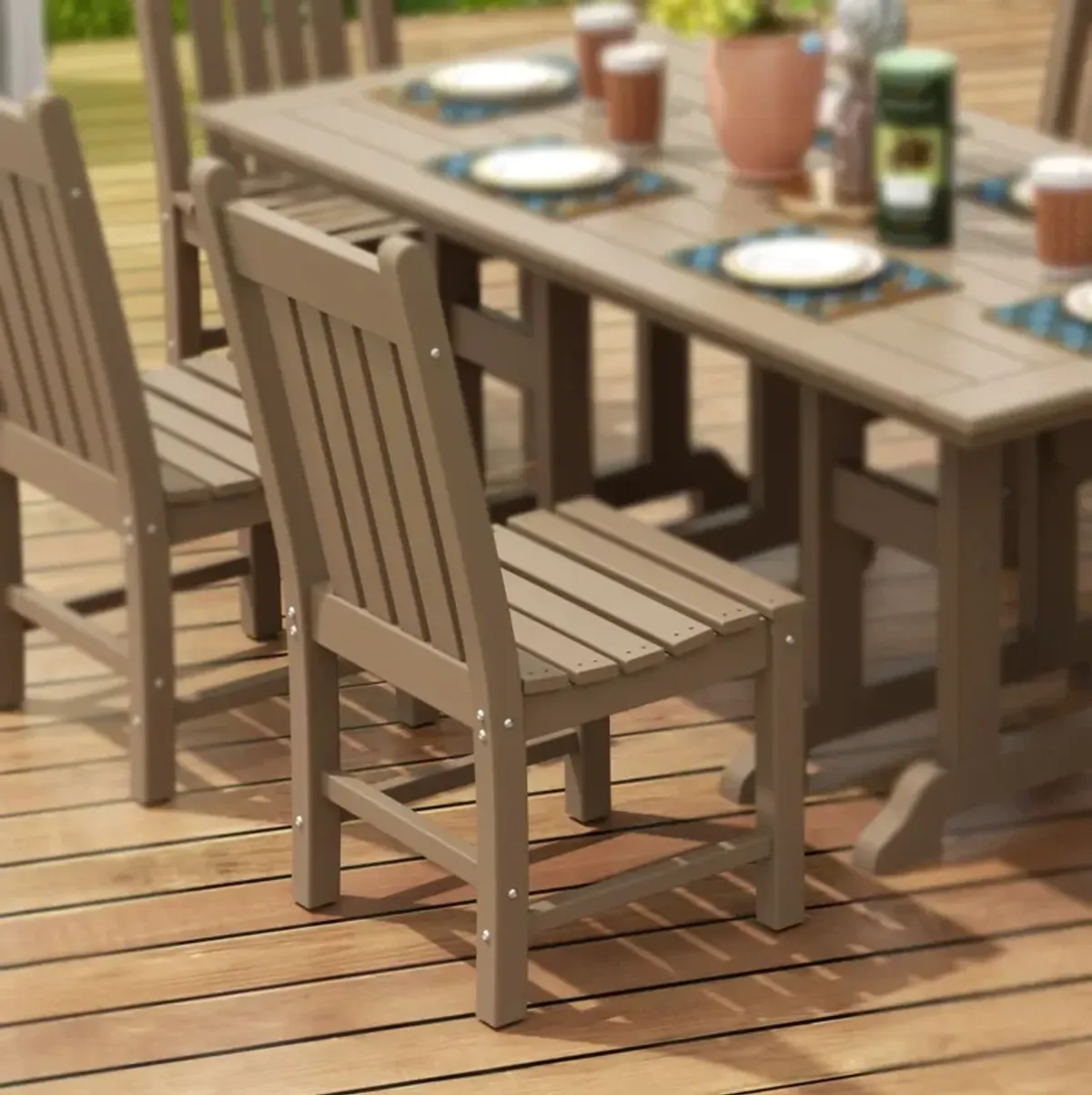 WestinTrends Outdoor Patio Dining Chair