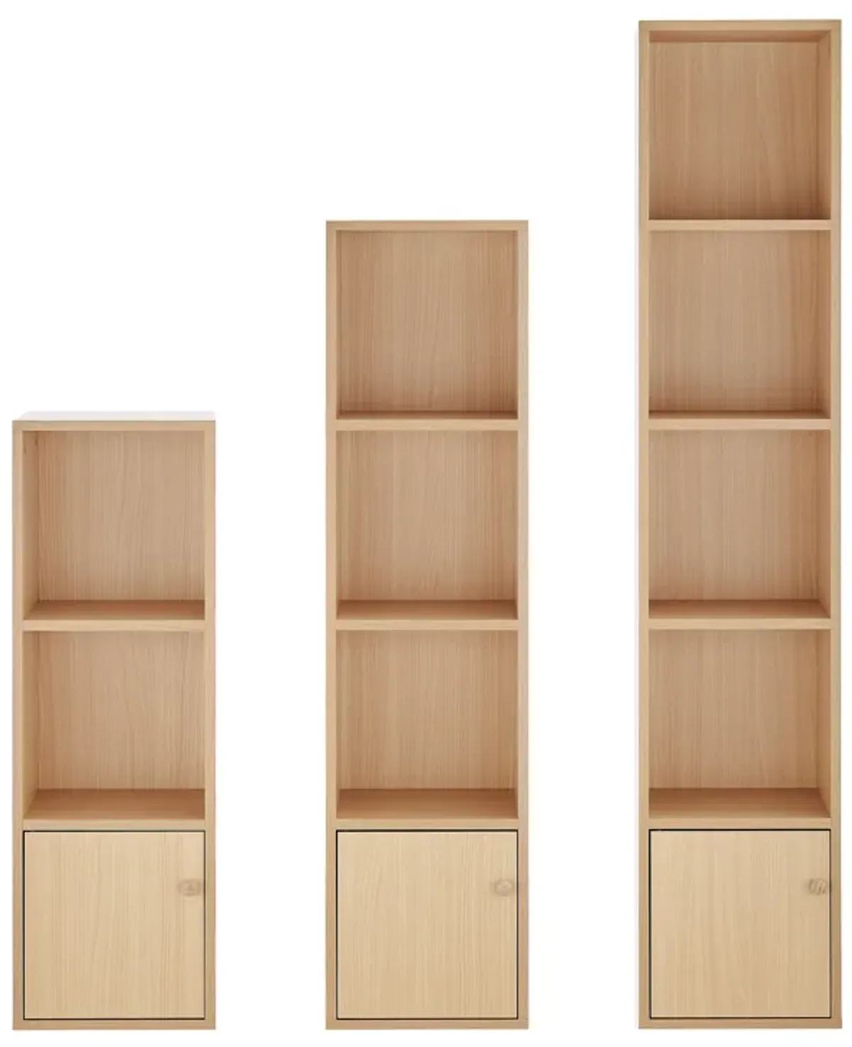 Marcel Cubes Modular Storage Organizer Cubby Cabinet Shelf Units (Set of 3)