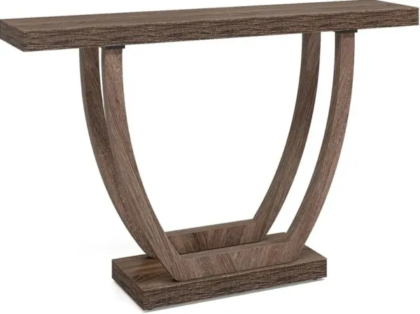 Farmhouse Console Entryway Table: 63 Inches Console Table with Wooden Legs, Narrow Long Foyer Sofa Table Behind Couch for Hallway, Entrance, Living Room, All Wood, Deck Boxes