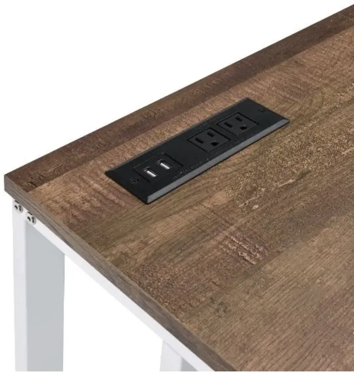 Tyrese Built-In USB Port Writing Desk