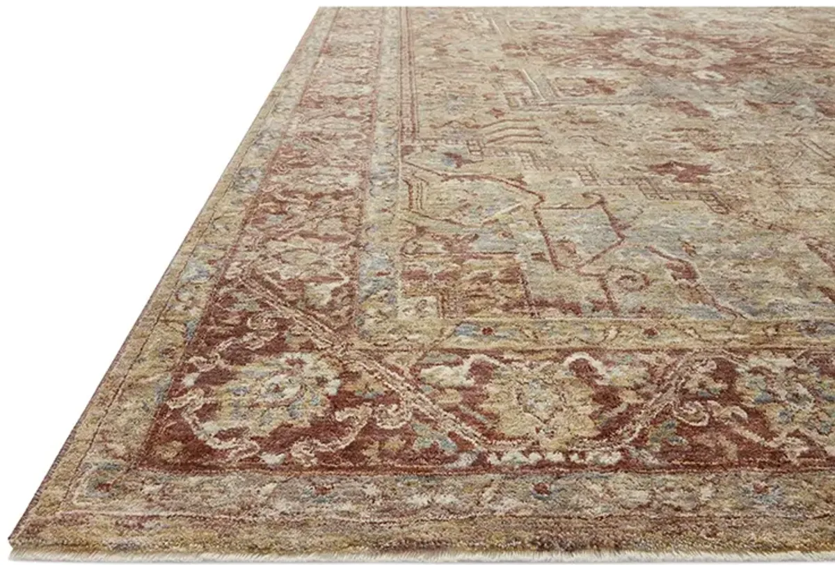 Gaia Gold/Brick 11'6" x 15'5" Rug