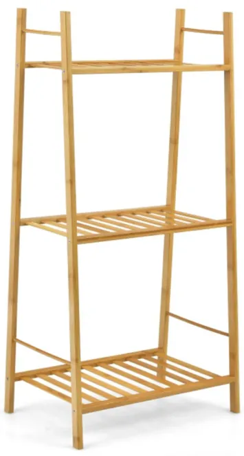 Hivvago 3 Tiers Vertical Bamboo Plant Stand