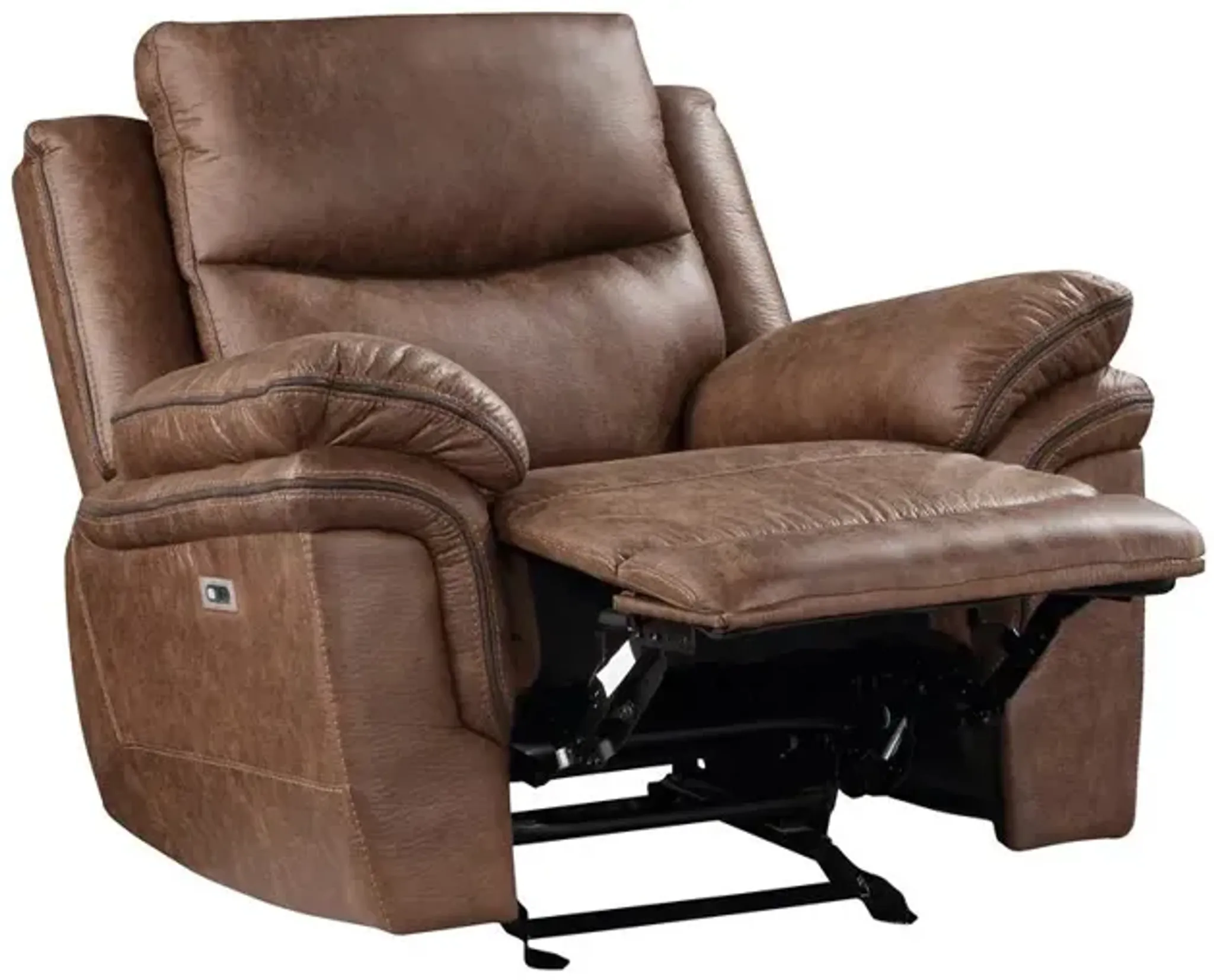 New Classic Furniture Ryland Glider Recliner Wpwr Fr Brown Mathis Home ...