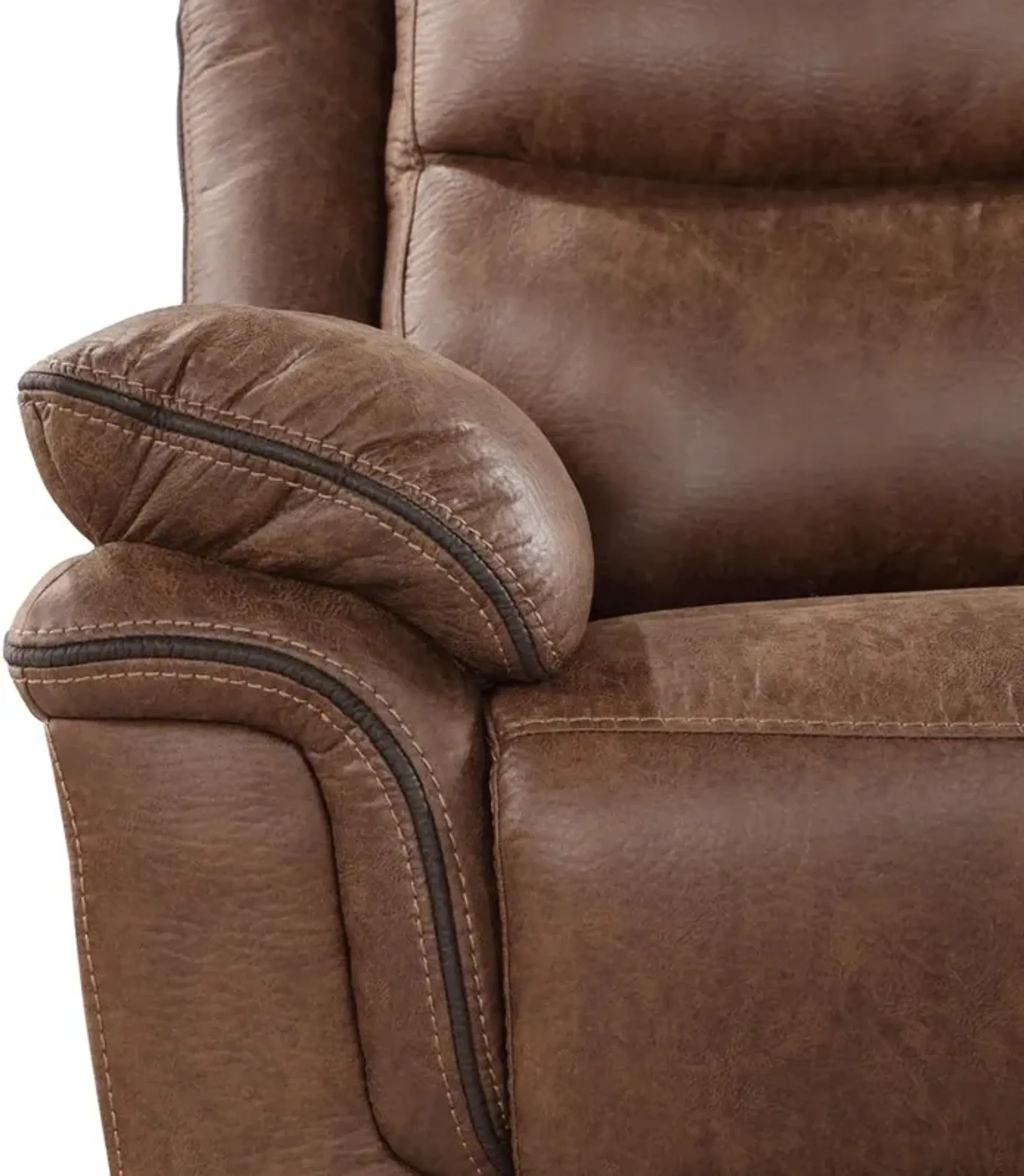 New Classic Furniture Ryland Glider Recliner Wpwr Fr Brown Mathis Home ...