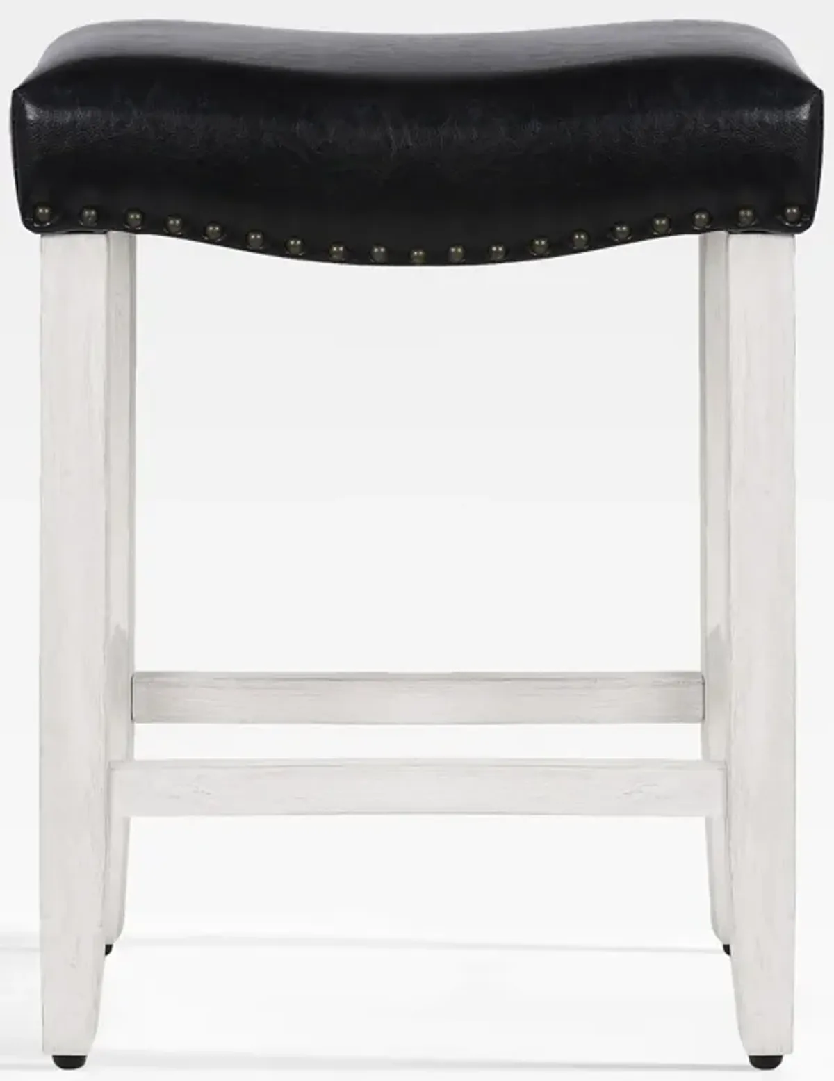 WestinTrends 24" Upholstered Saddle Seat Counter Stool