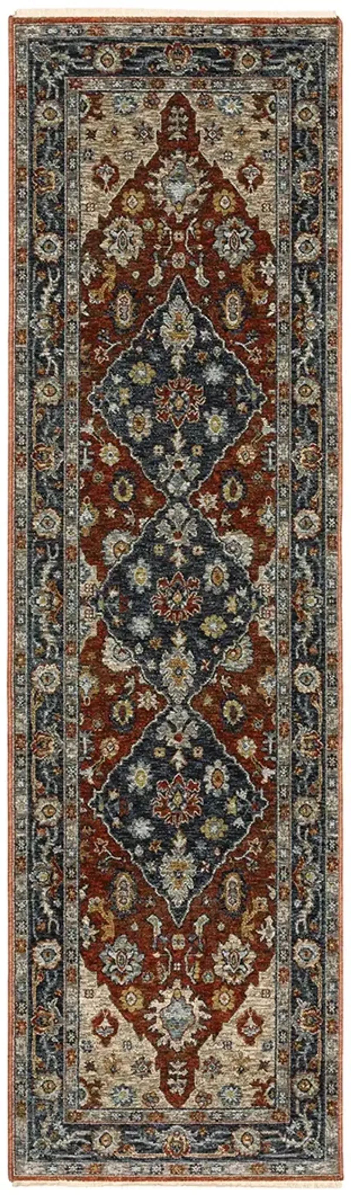 Aberdeen 2'3" x 7'6" Red Rug