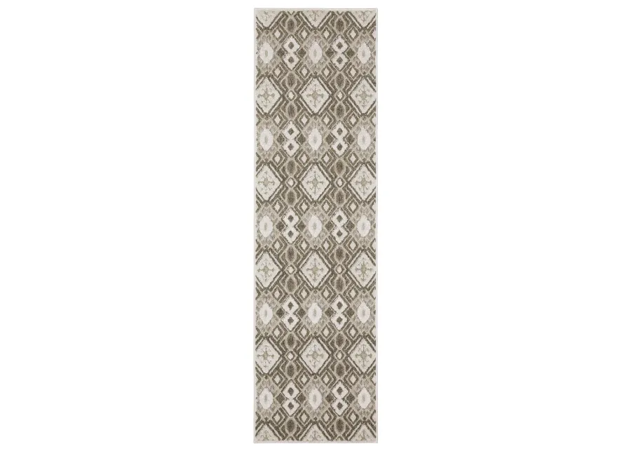 Tangier 2'3" x 7'6" Brown Rug