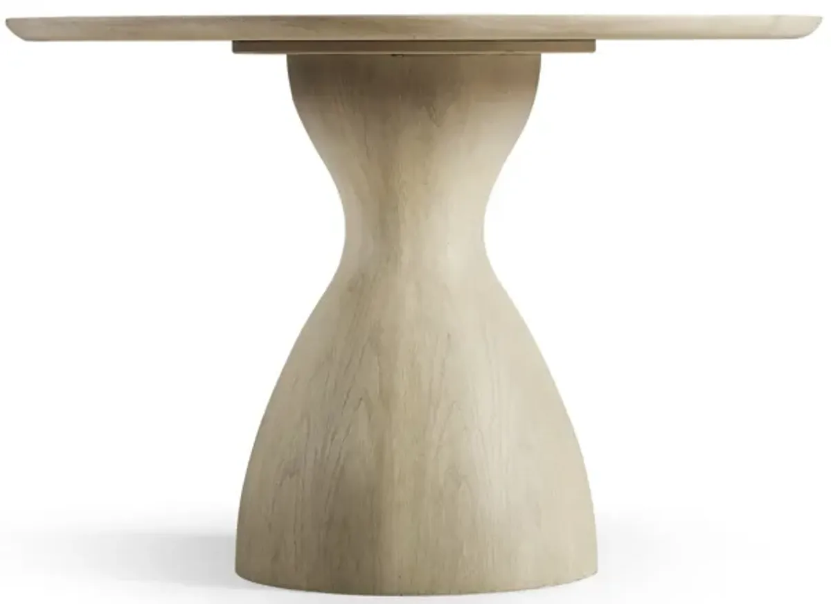 Seamount Oak Pedestal Table