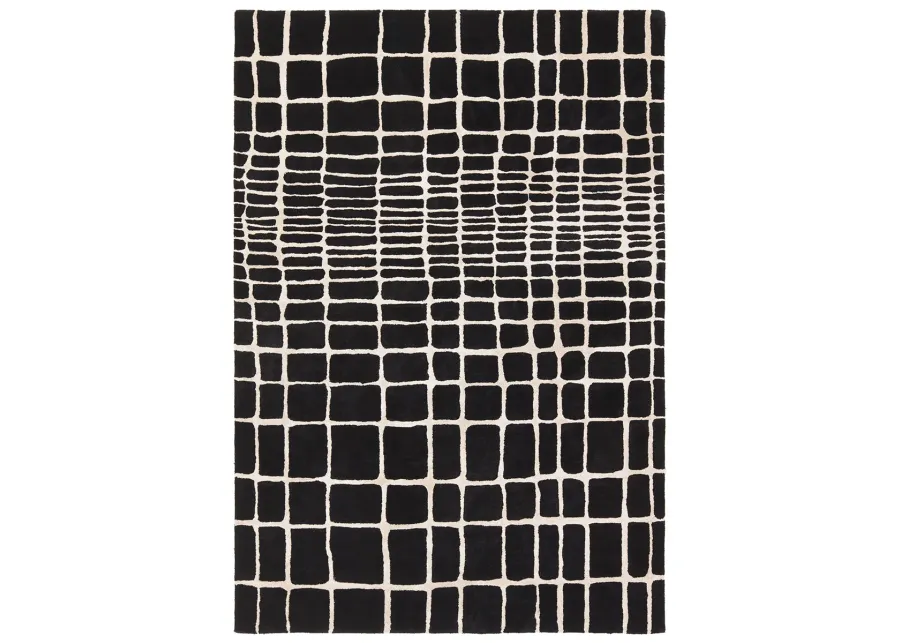 Clayton Innate Black 5' x 8' Rug