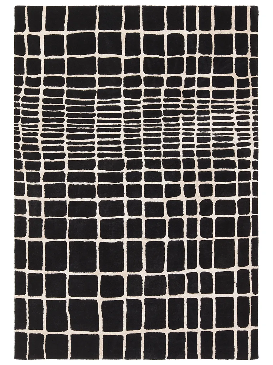 Clayton Innate Black 5' x 8' Rug