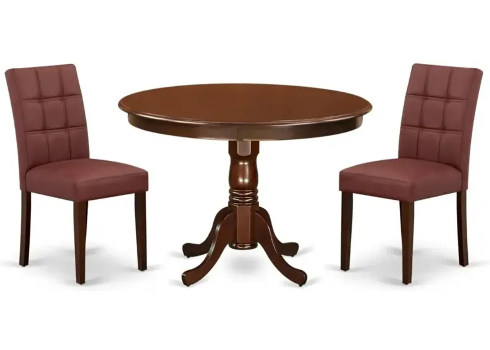 3 Piece Modern Dining Table Set