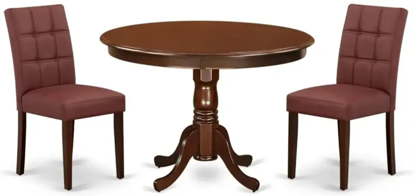 3 Piece Modern Dining Table Set