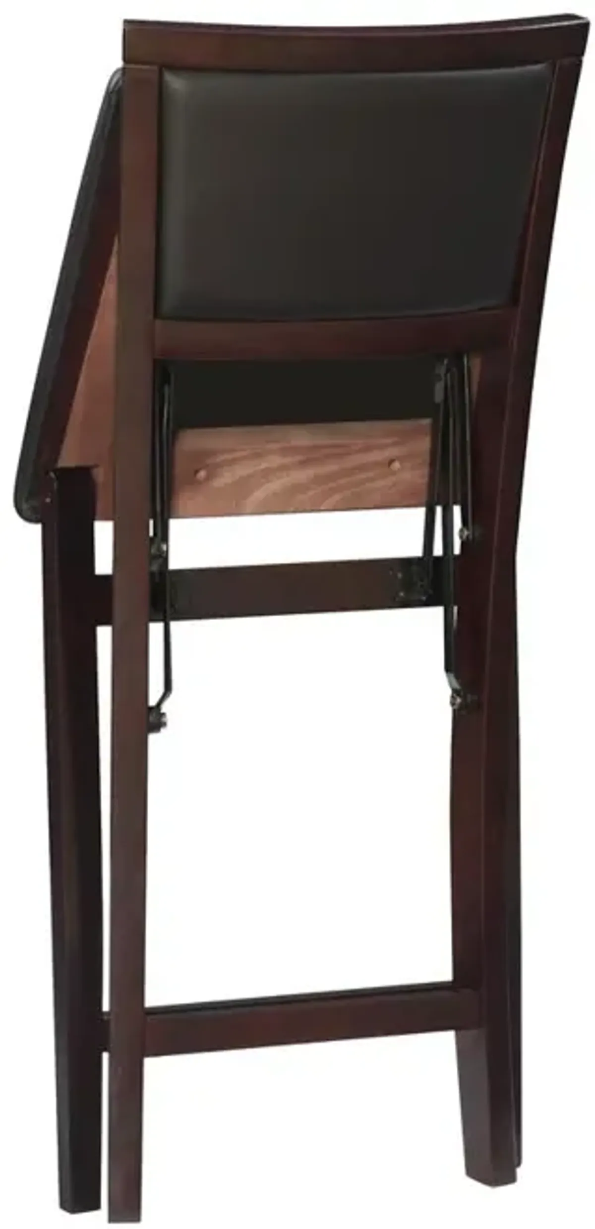 Linon Triena 24 In Pad Back Folding Counter Stool