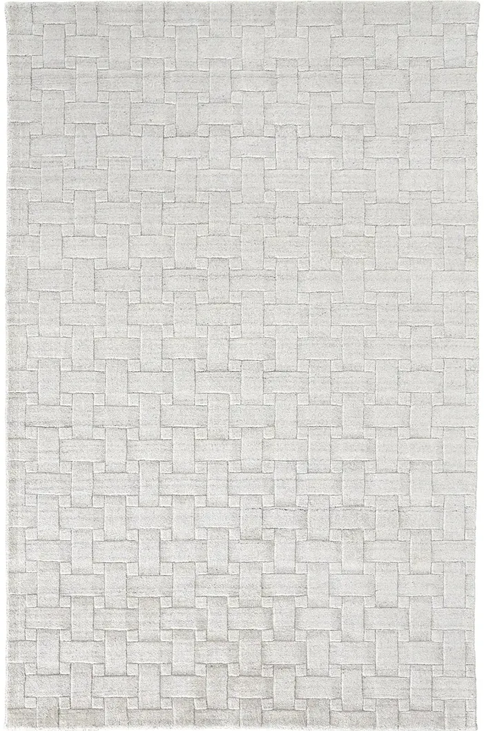 Redford 8669F White/Silver 5' x 8' Rug