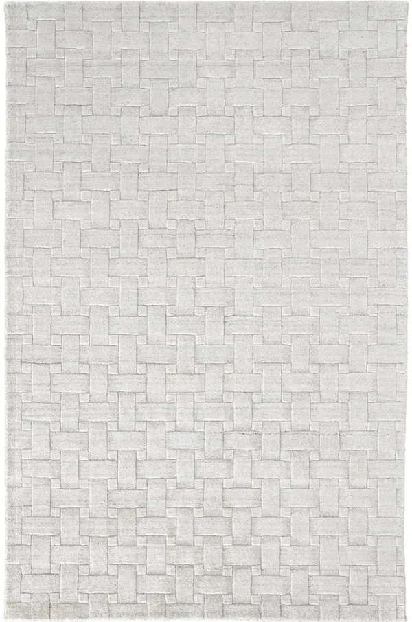 Redford 8669F White/Silver 5' x 8' Rug