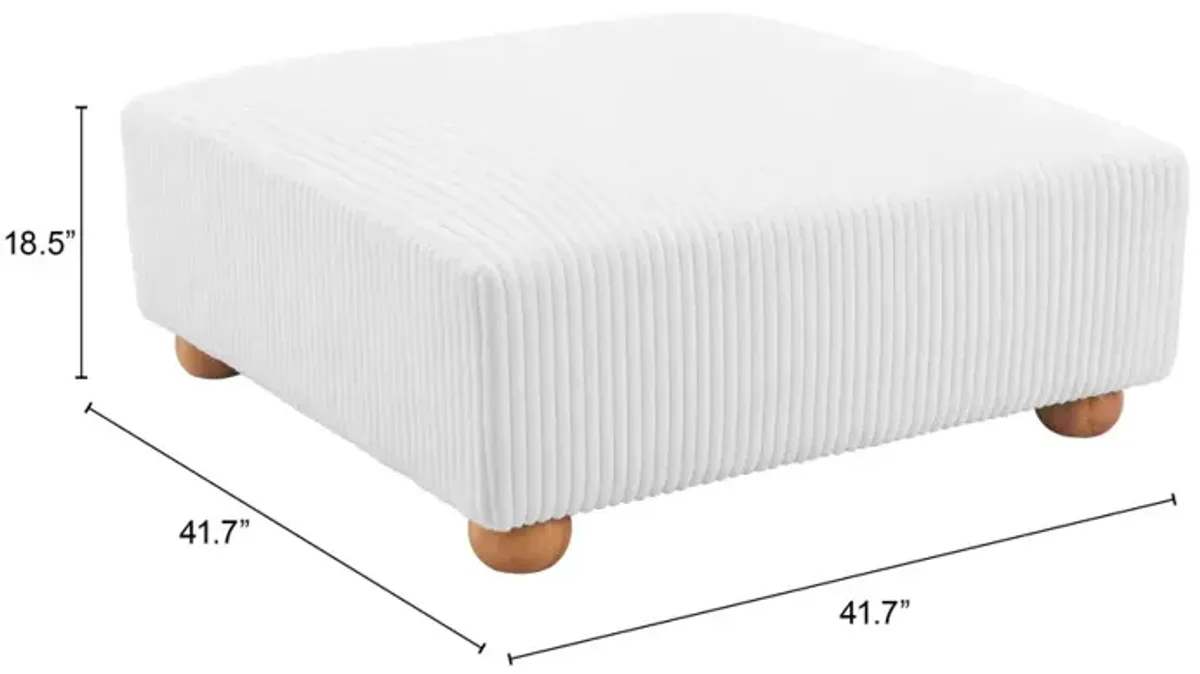 Tayte Ottoman White