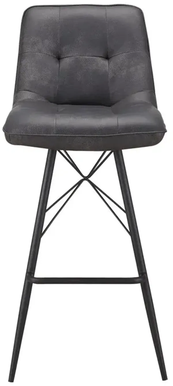 Belen Kox Morrison Grey Bar Stool - Modern Comfort Collection, Belen Kox