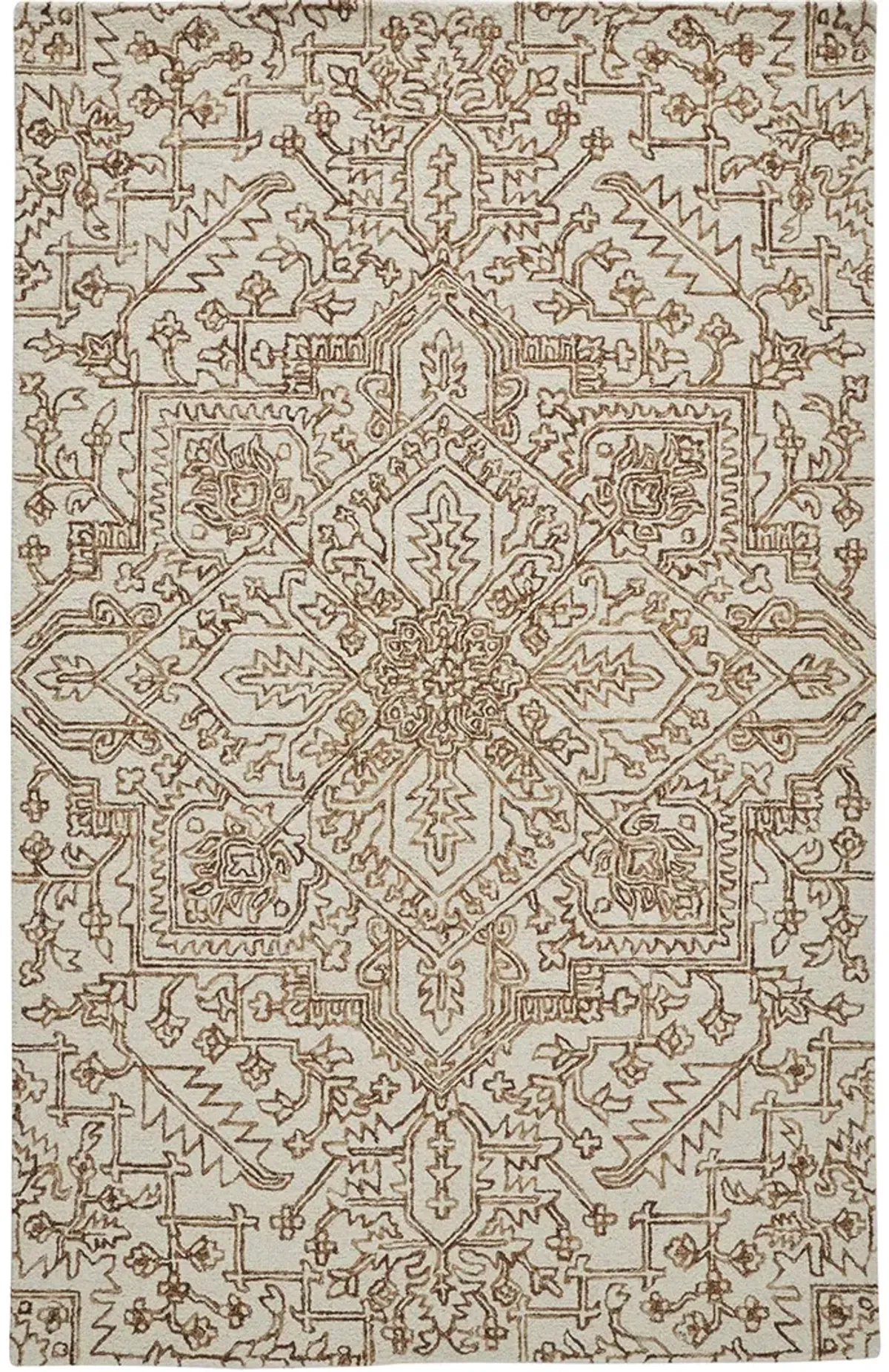 Belfort 8778F Ivory/Brown 8' x 10' Rug