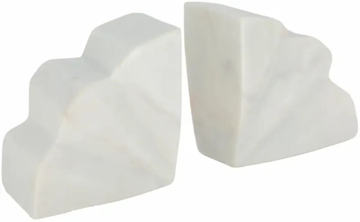Semicircle Fluted Bookends