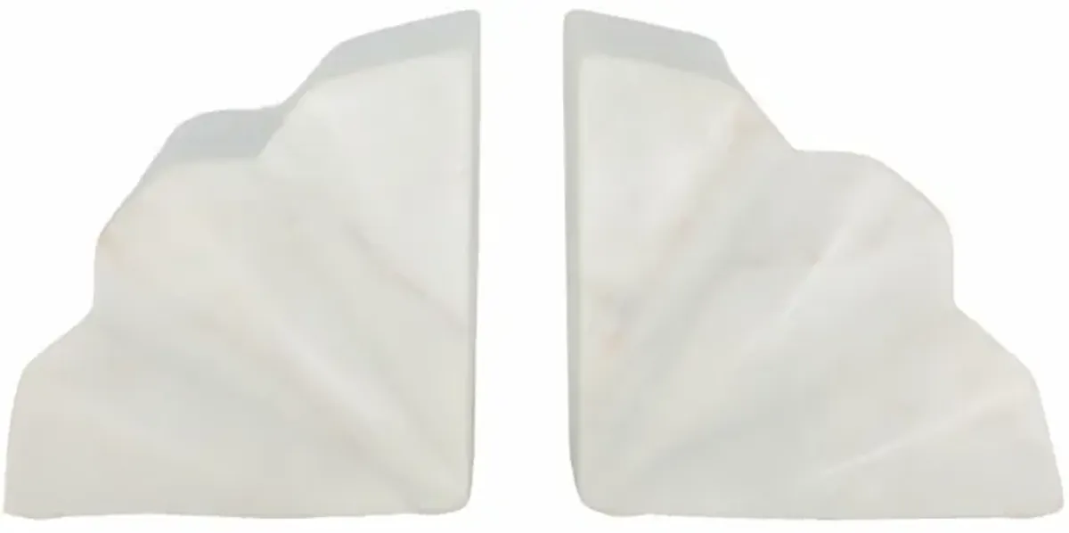 Semicircle Fluted Bookends