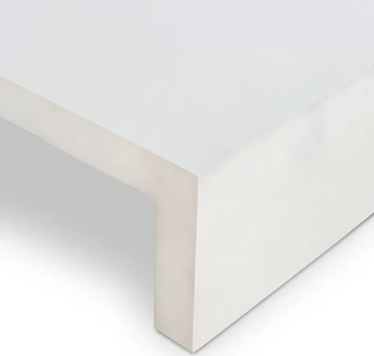 Parish Coffee Table - White Concrete