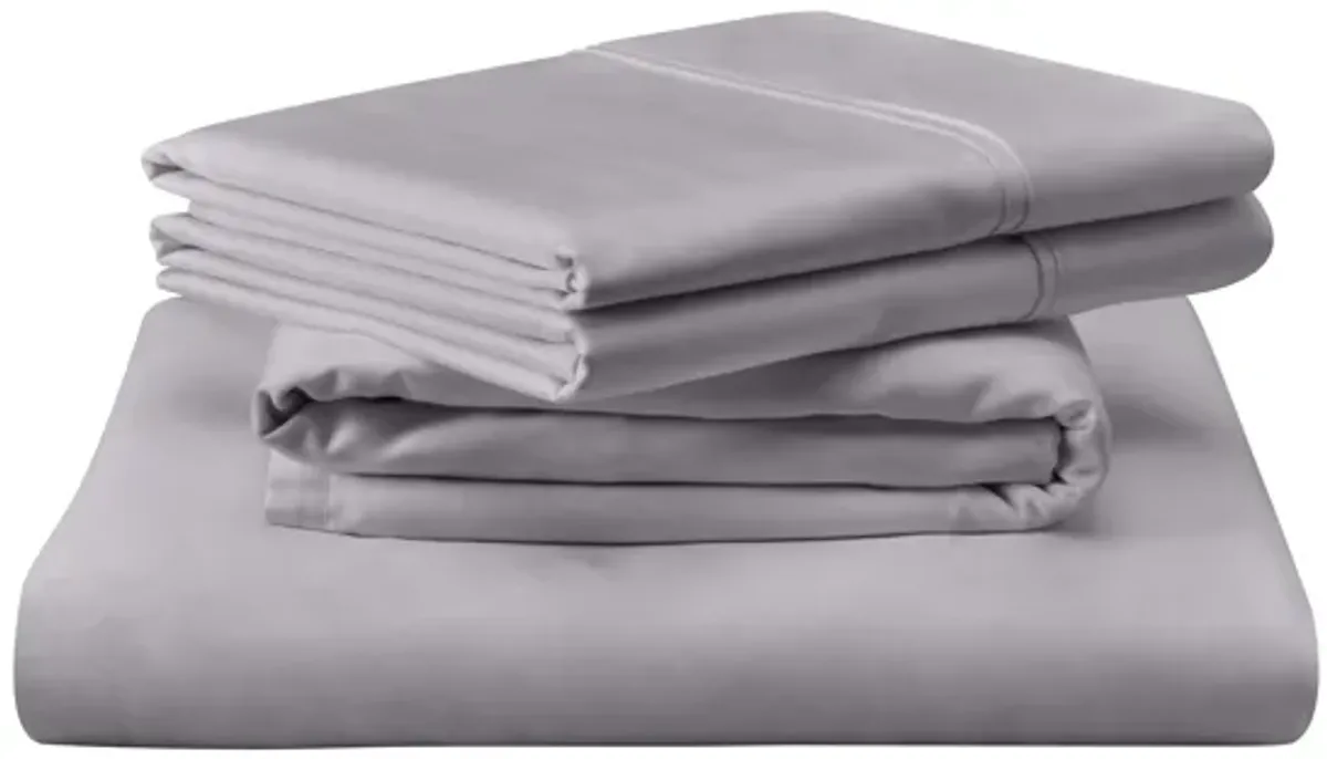 Tempur-Pedic Cotton California King Cool Gray Sheet Sets