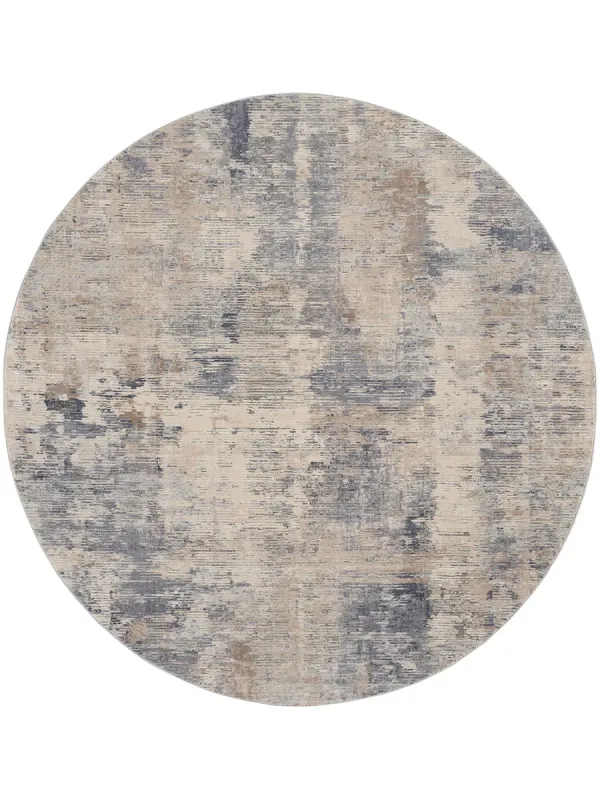 Rustic Textures RUS05 Beige/Gray 7'10" x 10'6" Rug