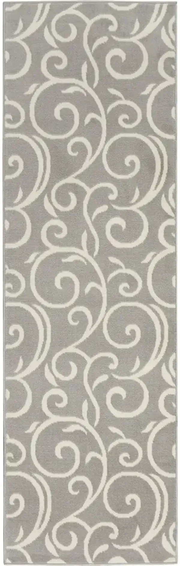 Grafix GRF19 Gray 2' x 4' Rug