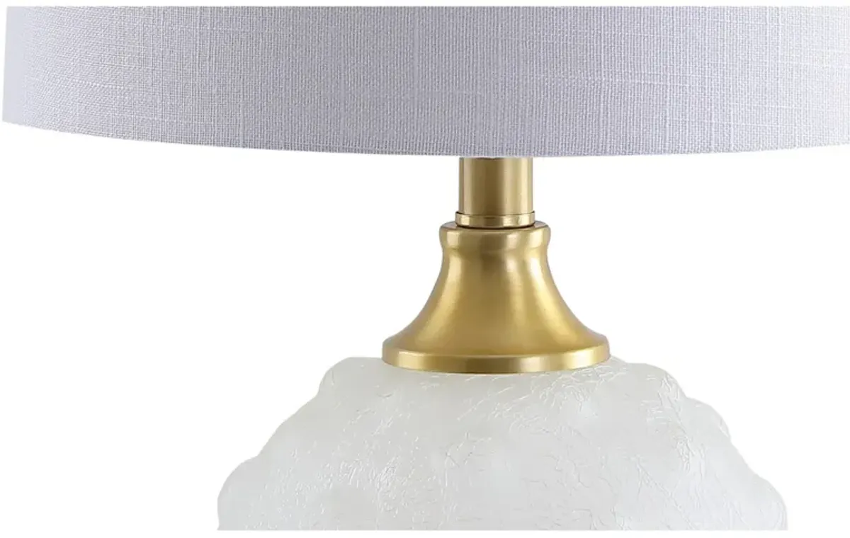 Ilsa Dotted Glass/Metal LED Table Lamp