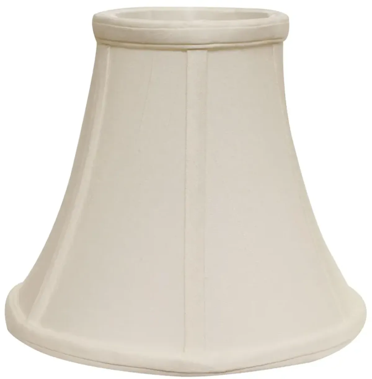 Hivvago 16" White Premium Bell Monay Shantung Lampshade
