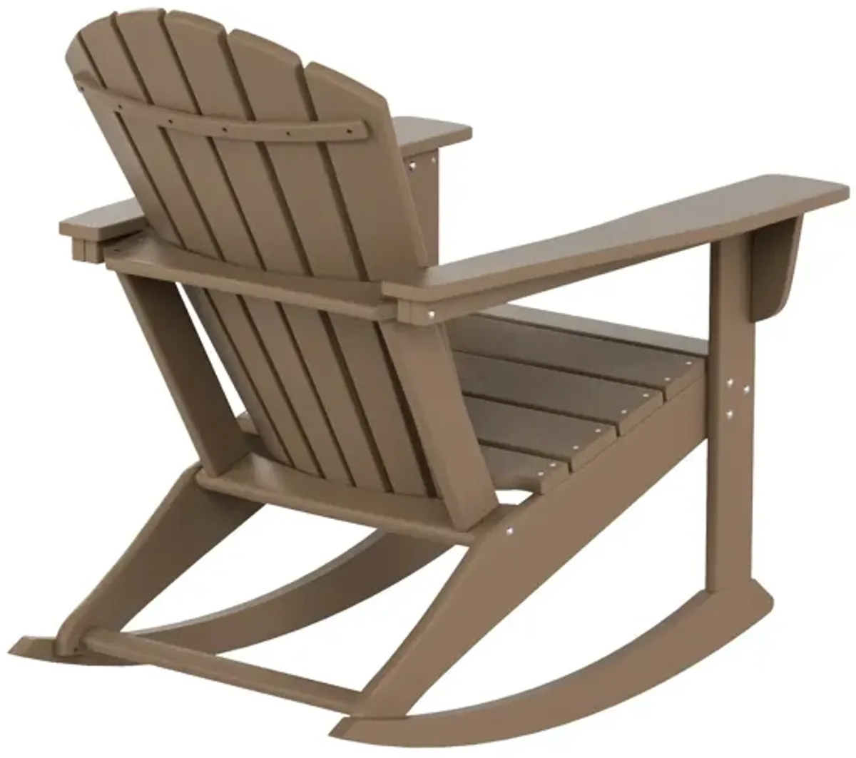 WestinTrends Outdoor Patio Adirondack Rocking Chair