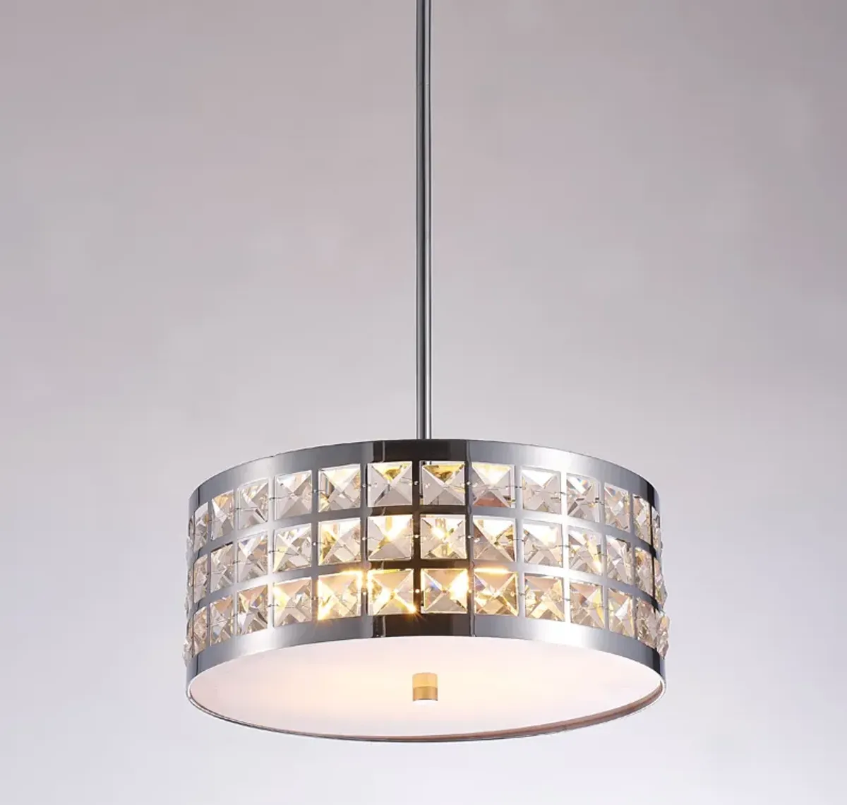 Pasargad Home Hermoza Collection Metal & Crystal Pendant Lights