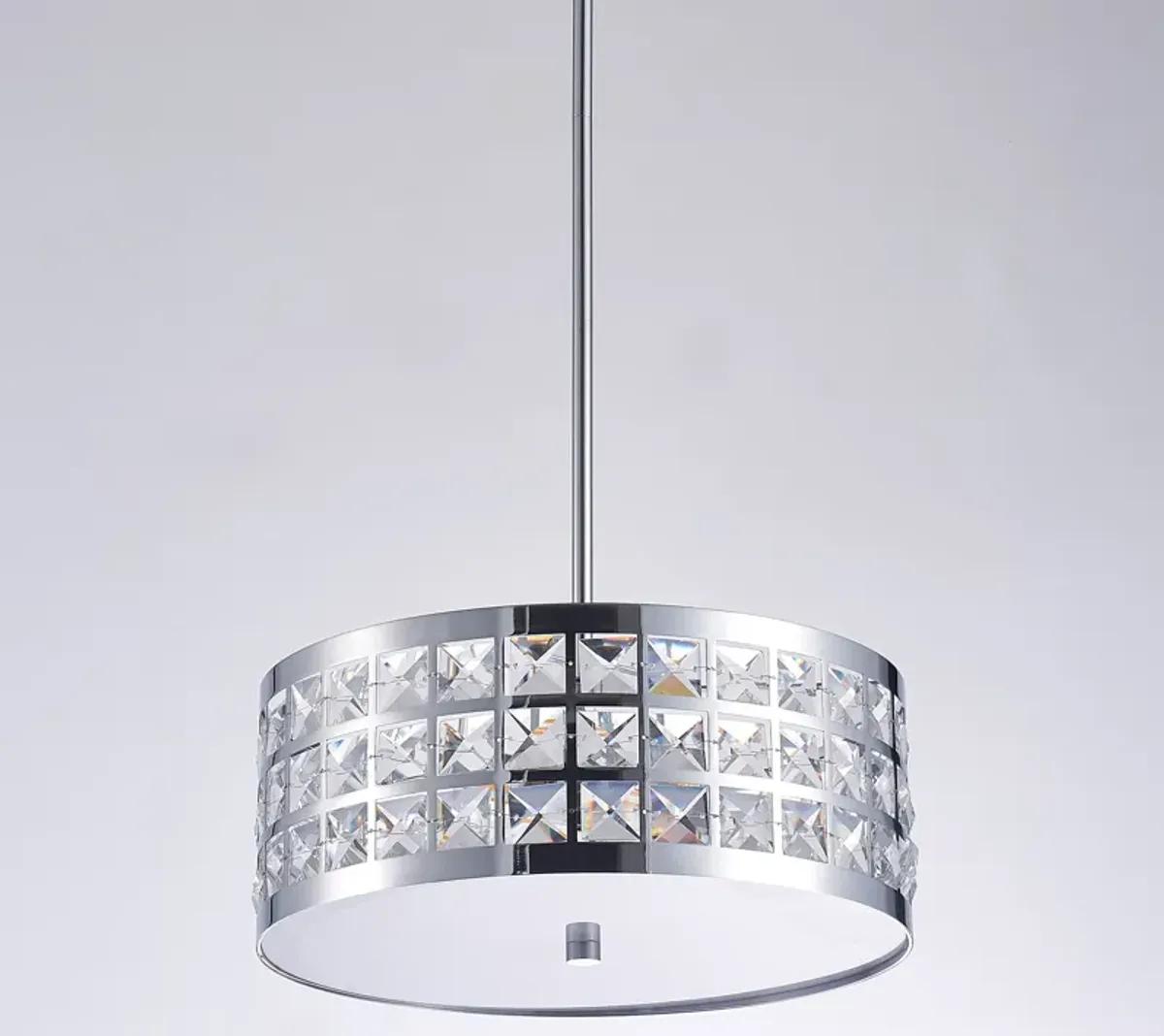 Pasargad Home Hermoza Collection Metal & Crystal Pendant Lights