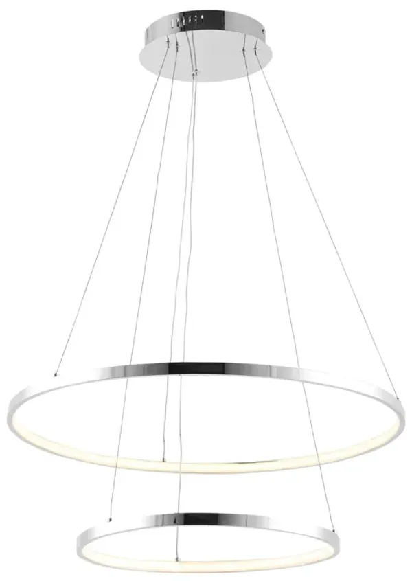 Brice 24" Round Integrated LED Metal Pendant