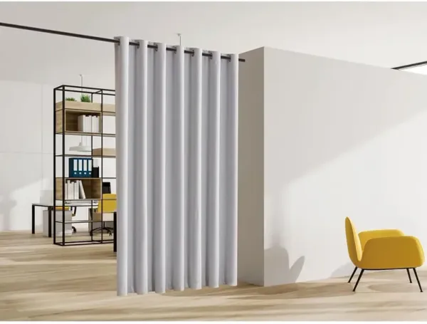 Legacy Decor Room Divider Curtain Heavyweight Blackout Premium Fabric Thermal Insulated 48"W X 84" Tall