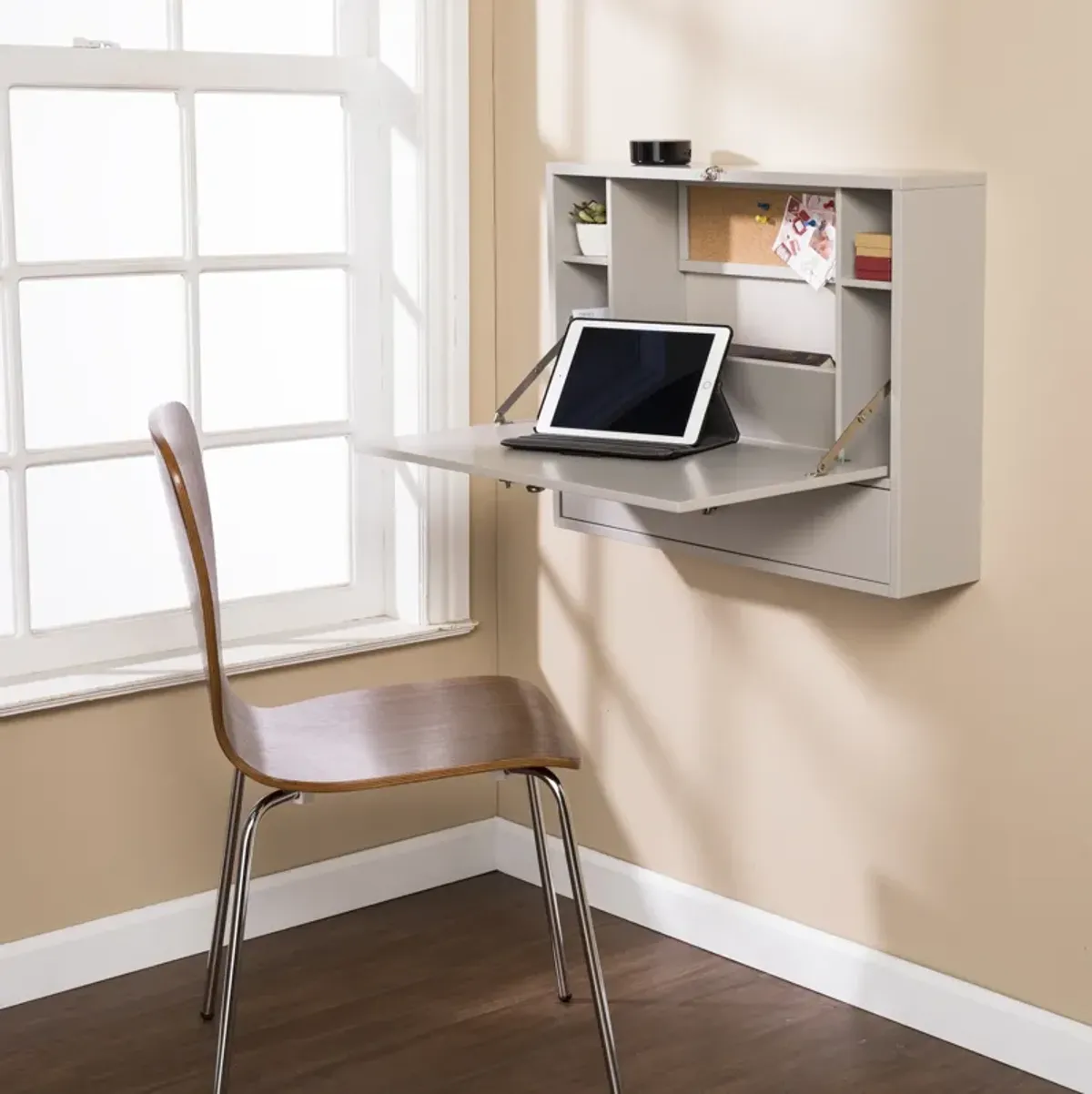 Benwick Wall Mount Laptop Desk