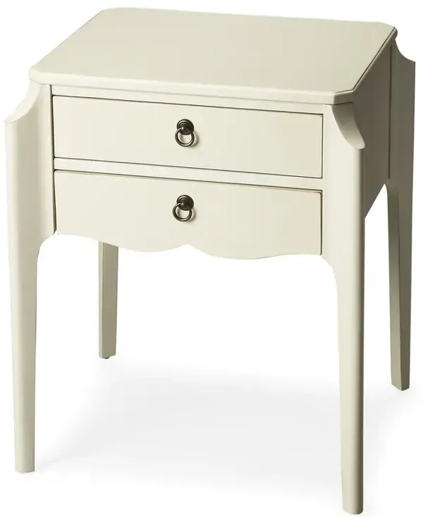 Butler Specialty Wilshire End Table, White