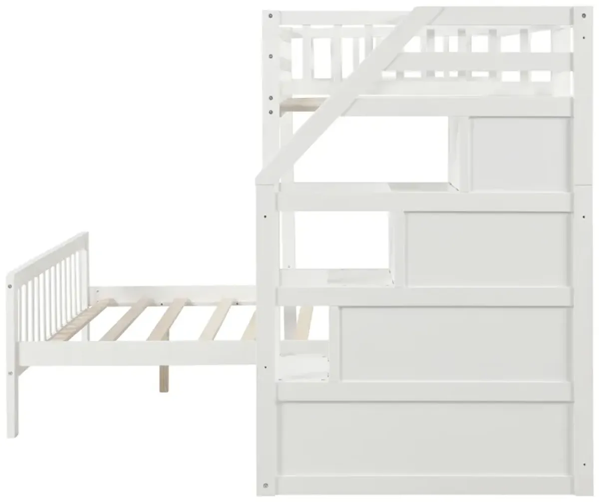 Merax Loft Bed with Staircase