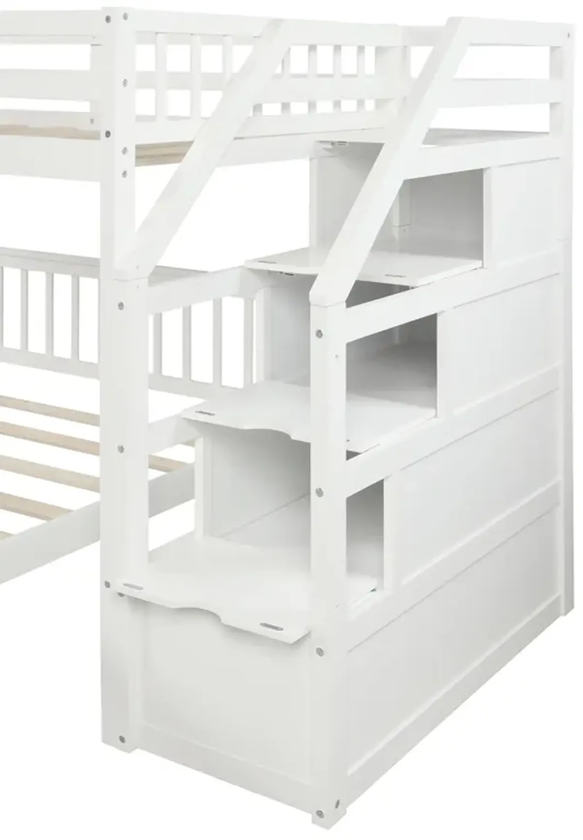 Merax Loft Bed with Staircase