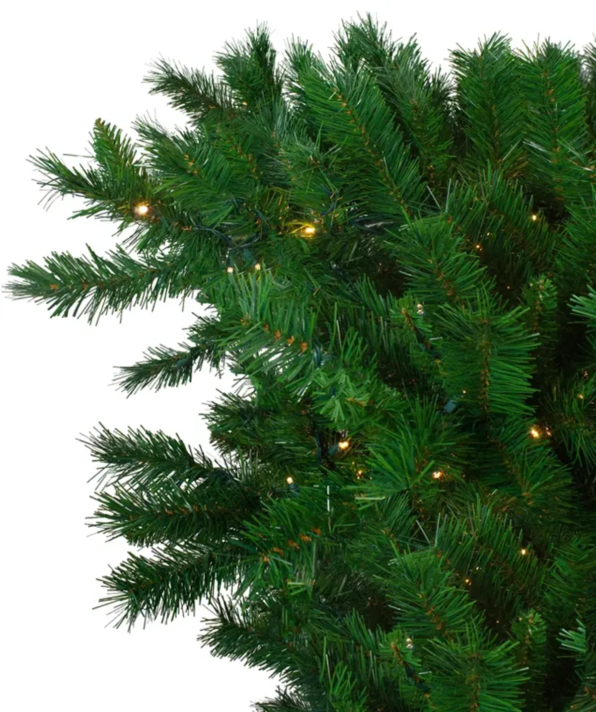 7' Pre-Lit Green Sugar Pine Upside Down Artificial Christmas Tree - Clear Lights