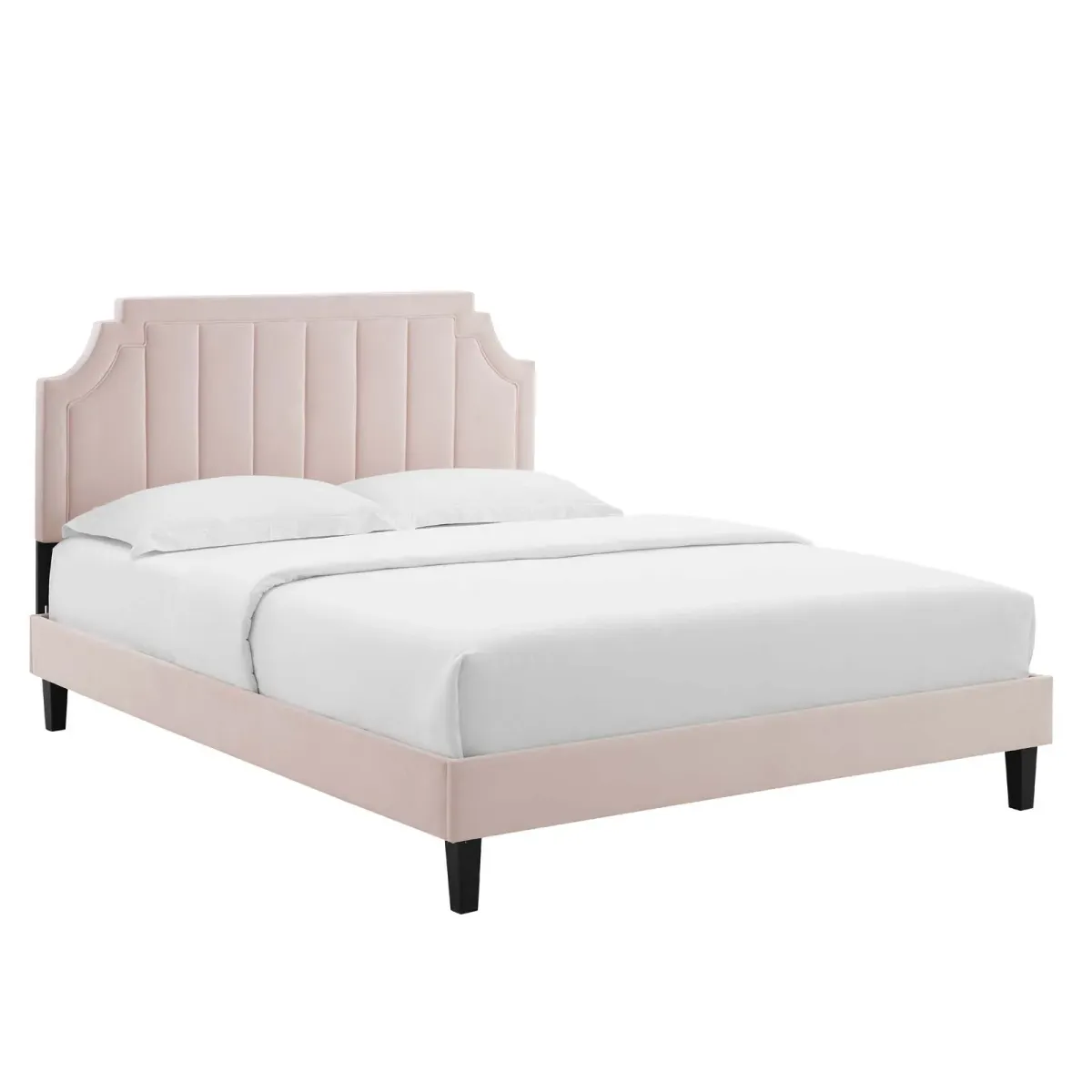 Modway - Sienna Performance Velvet Queen Platform Bed