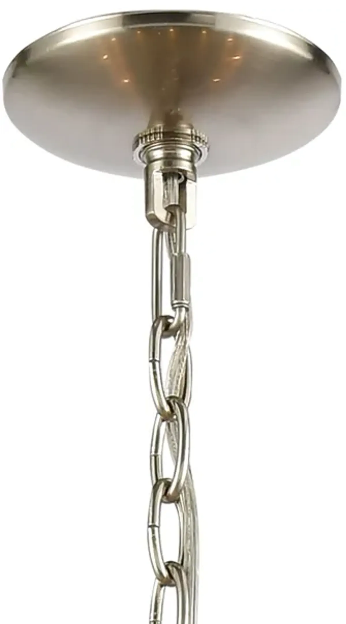 Ramsey 34'' Wide 10-Light Silver Chandelier