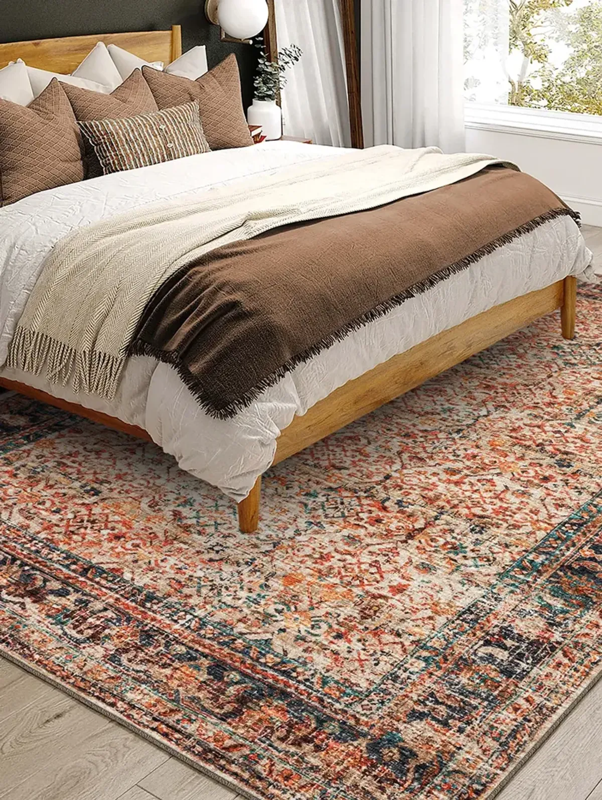 Jericho JC10 Linen 8' x 10' Rug