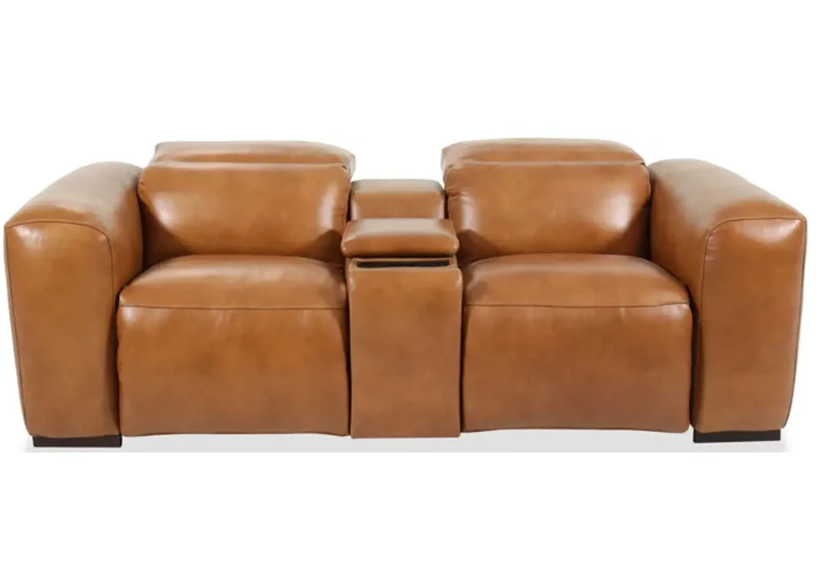 Derrick Camel Power Loveseat